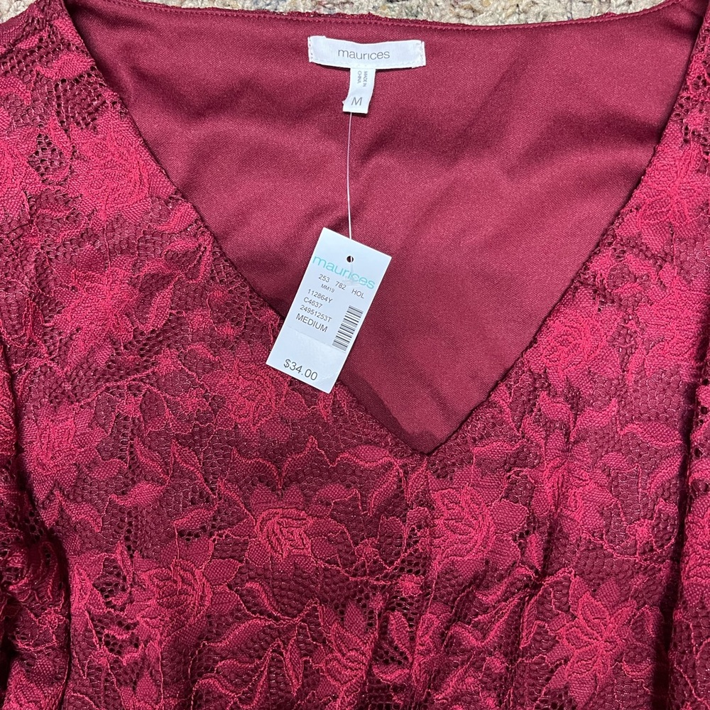 Maurices Dress shirt NWT